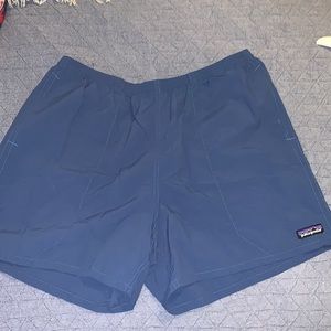 Navy Patagonia 5 in Baggies shorts